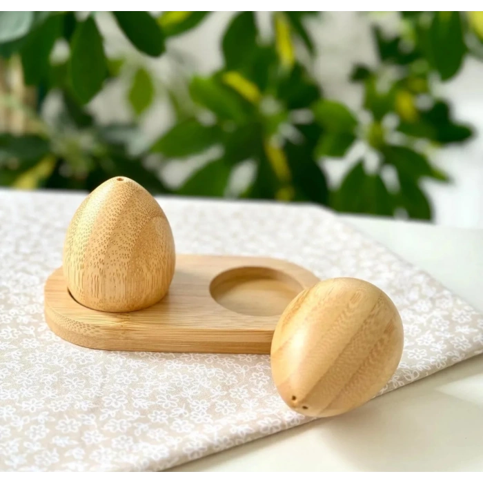 2 Li bambu tuzluk/biberlik