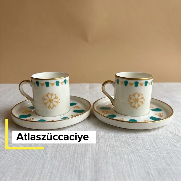 2 Li porselen fincan takımı