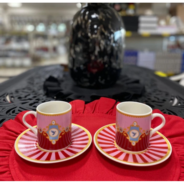 2 Li porselen fincan takımı