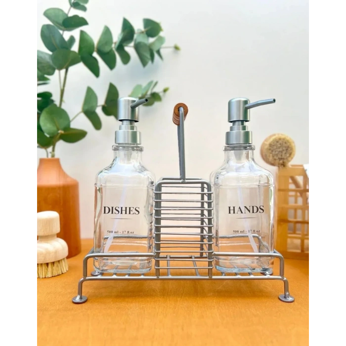 2 Li standlı cam deterjanlık