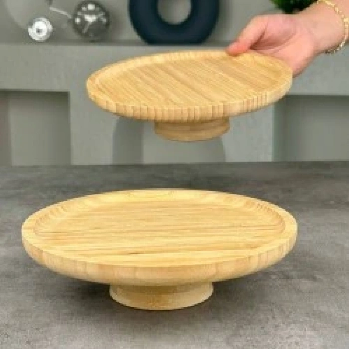 20 cm ayaklı bambu stand