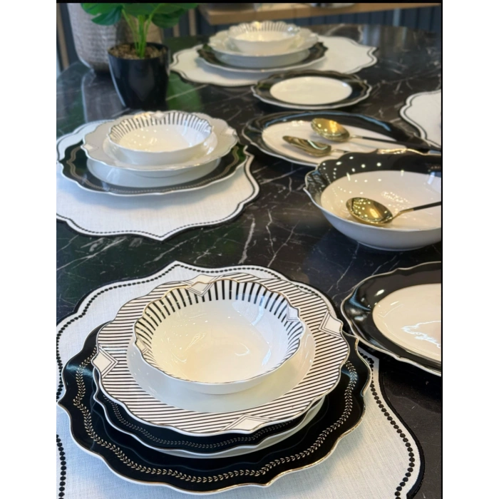 24 parça porselen yemek takımı