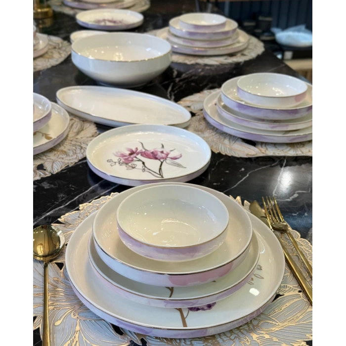 24 parça porselen yemek takımı