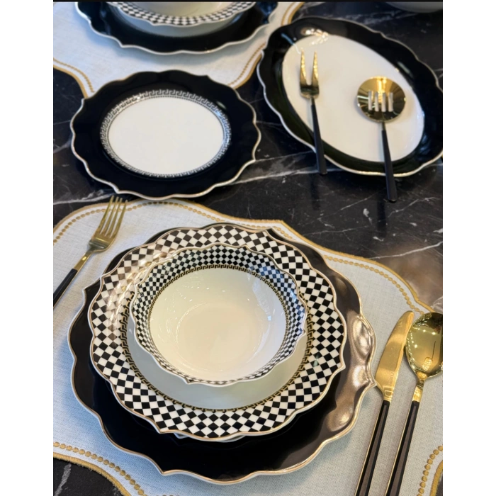 24 parça porselen yemek takımı