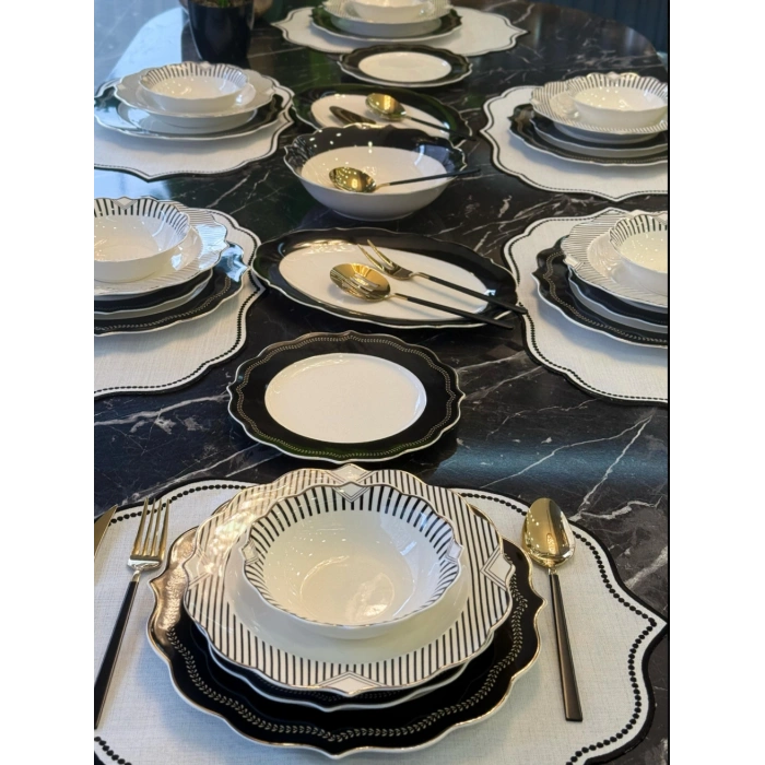 24 parça porselen yemek takımı