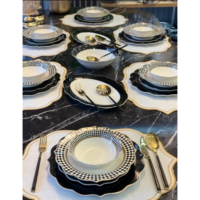 24 parça porselen yemek takımı