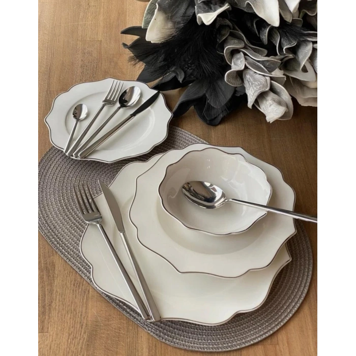 24 parça porselen yemek takımı