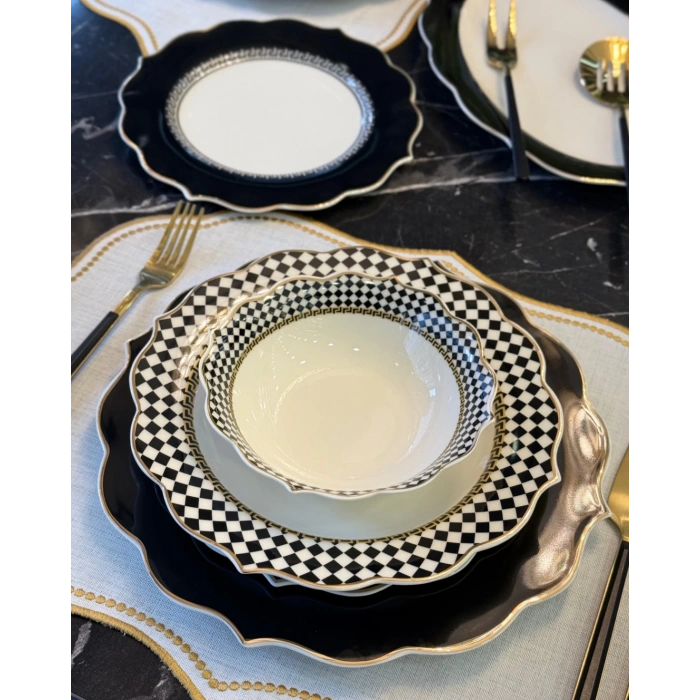 24 parça porselen yemek takımı