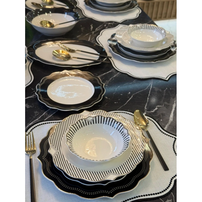 24 parça porselen yemek takımı