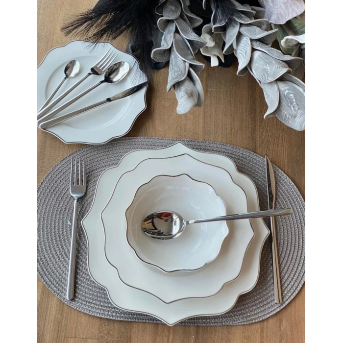 24 parça porselen yemek takımı