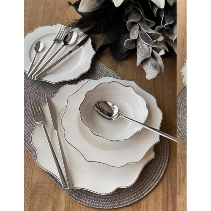 24 parça porselen yemek takımı