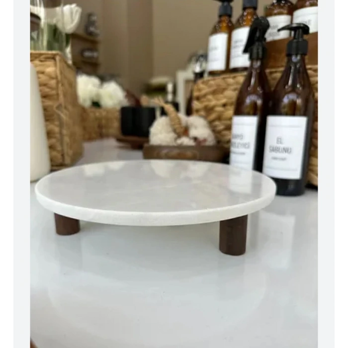 25 cm mermer sunumluk