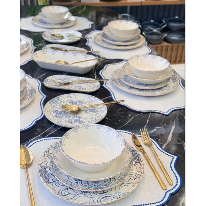 27 parça 6 kişilik yemek takımı