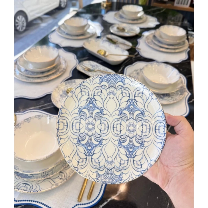 27 parça 6 kişilik yemek takımı