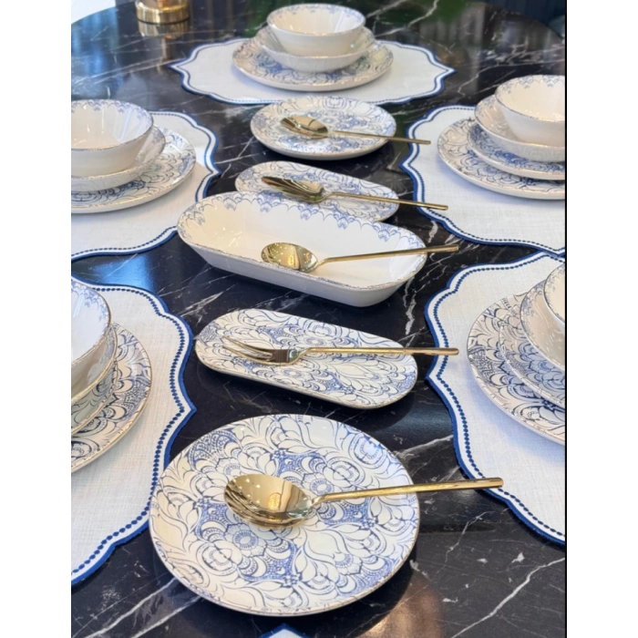 27 parça 6 kişilik yemek takımı