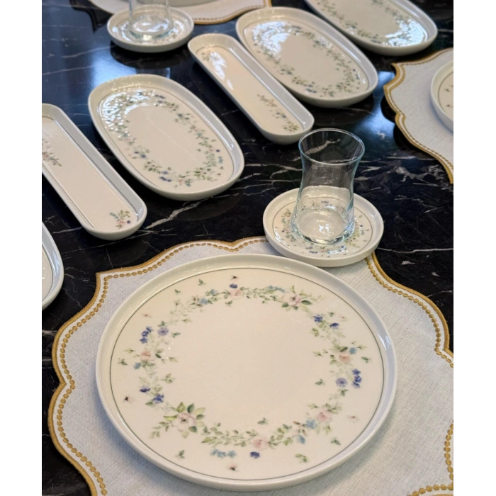 29 parça porselen kahvaltı takımı