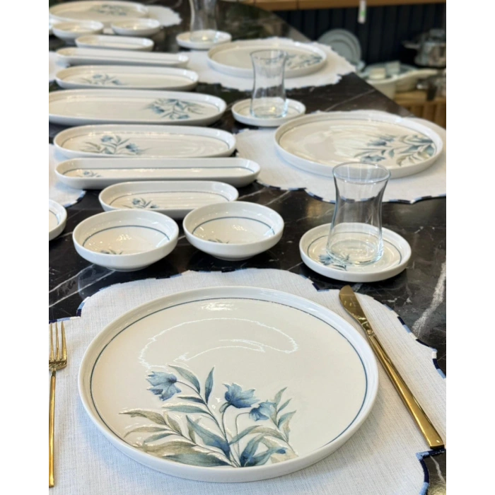 29 parça porselen kahvaltı takımı