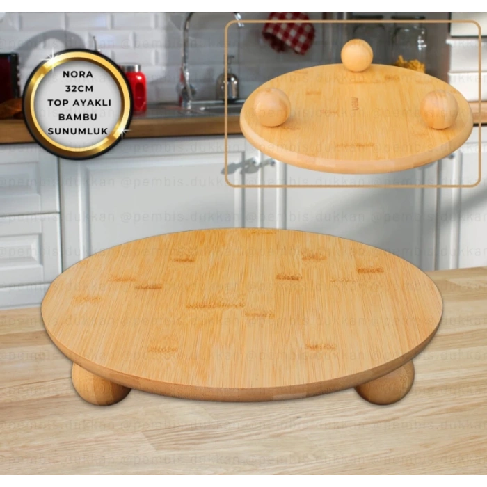 3 ayaklı bambu stand