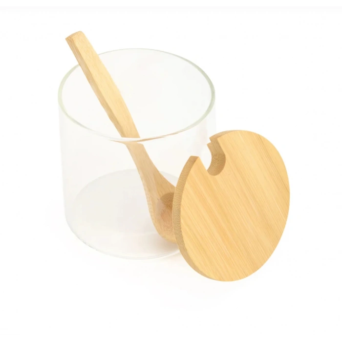 3 lü bambu kavanoz seti