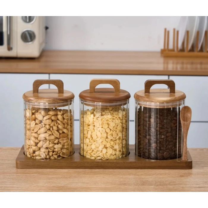 3 lü kavanoz takımı (750ml)