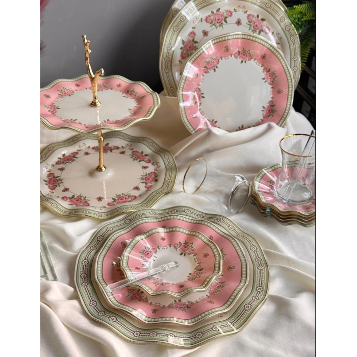 34 parça cam ikram seti