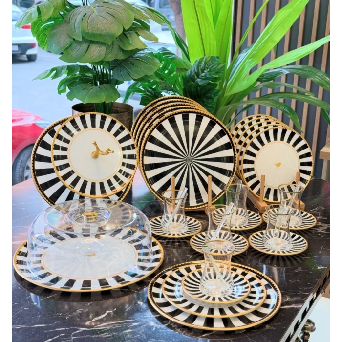 34 parça cam ikram seti