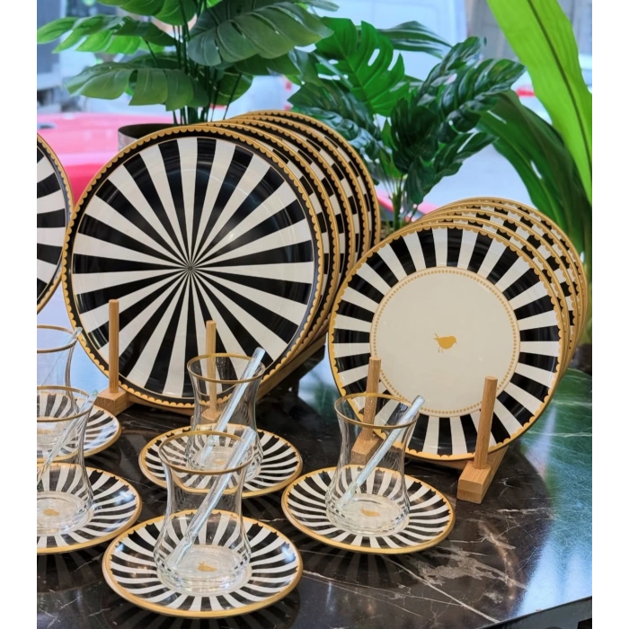 34 parça cam ikram seti