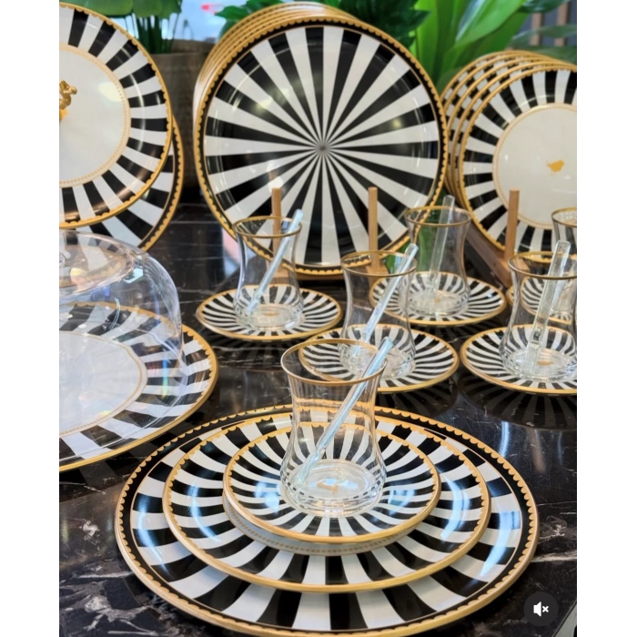 34 parça cam ikram seti