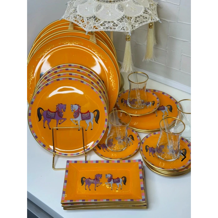 36 parça cam ikram seti