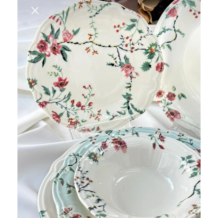 6 kişilik 24 parça yemek takımı