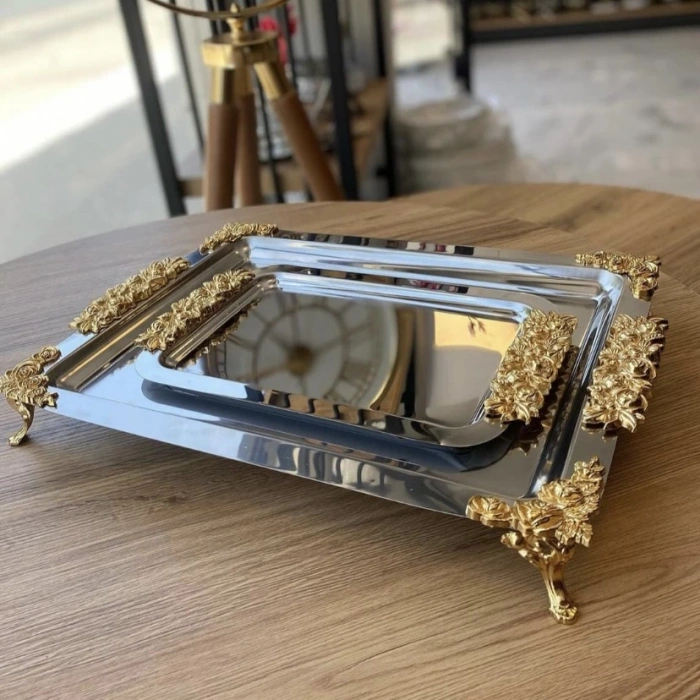 6 kişilik Çay tepsisi