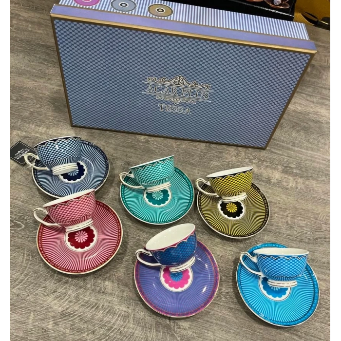 6 kişilik fincan takımı 80ml