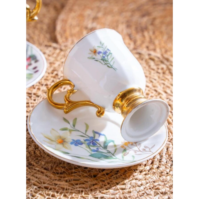 6 kişilik porselen fincan takımı