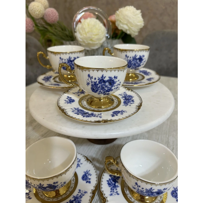 6 kişilik porselen fincan takımı