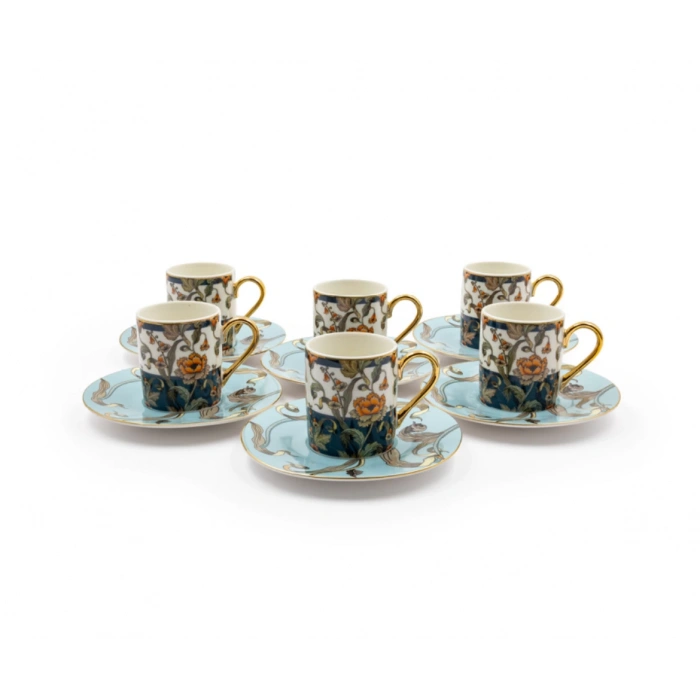 6 kişilik porselen fincan takımı