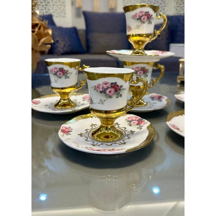 6 kişilik porselen fincan takımı