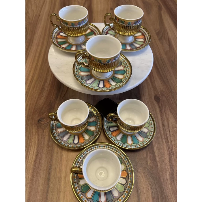 6 kişilik porselen fincan takımı
