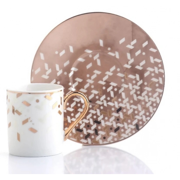 6 kişilik porselen fincan takımı