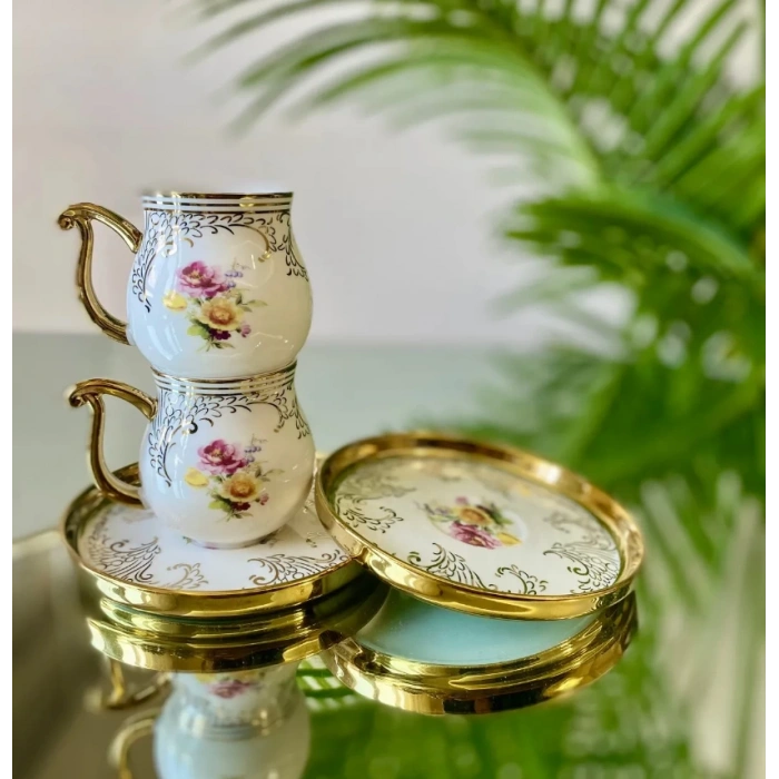 6 kişilik porselen fincan takımı