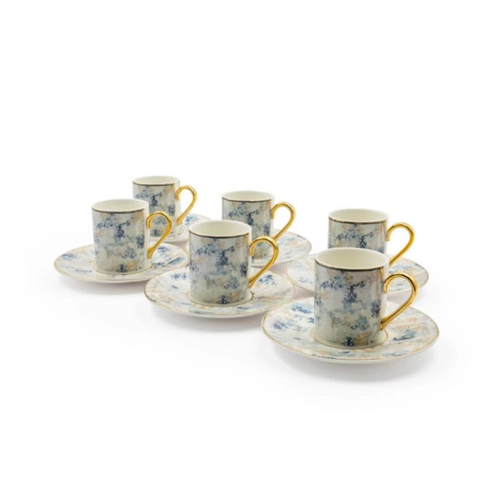 6 kişilik porselen fincan takımı