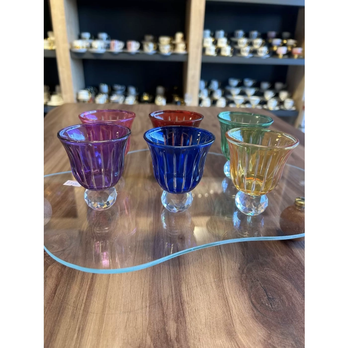 6 lı kıristal İkramlık