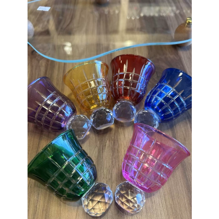 6 lı kıristal İkramlık