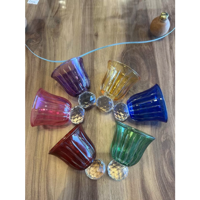 6 lı kıristal İkramlık