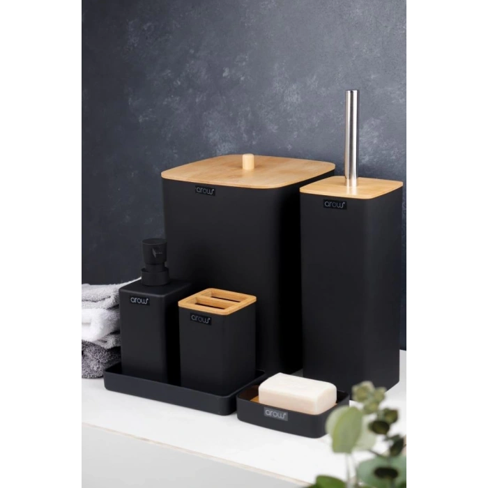 6 parça akrilik banyo seti