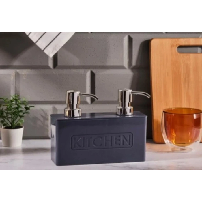 2 hazneli mika deterjanlık