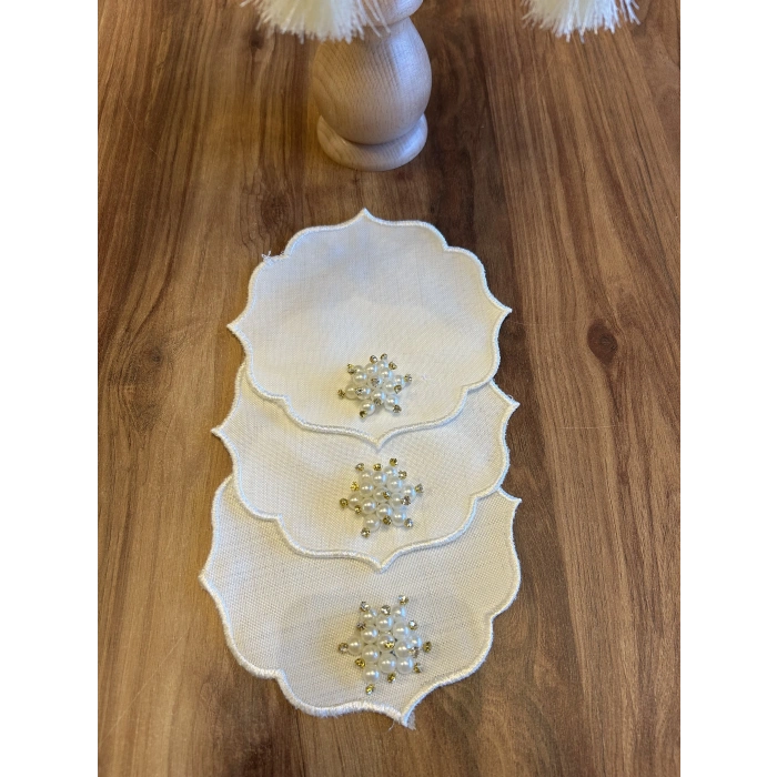 3 adet sunum peçetesi(gold)