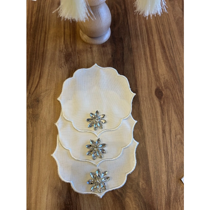 3 adet sunum peçetesi