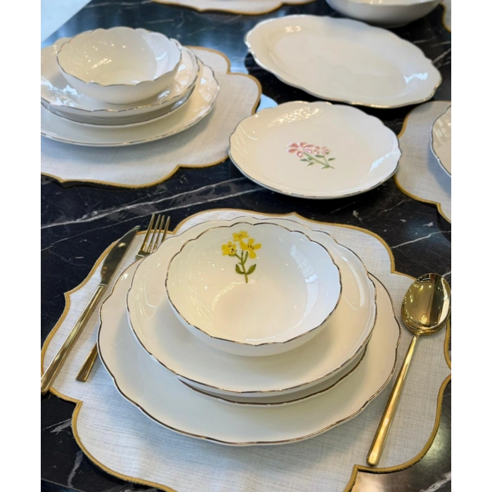 24 parça porselen yemek takımı