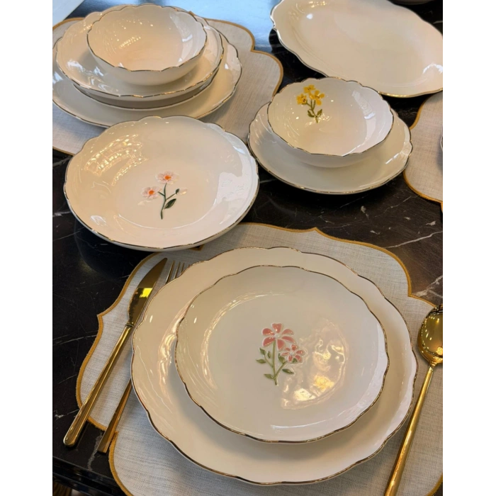 24 parça porselen yemek takımı