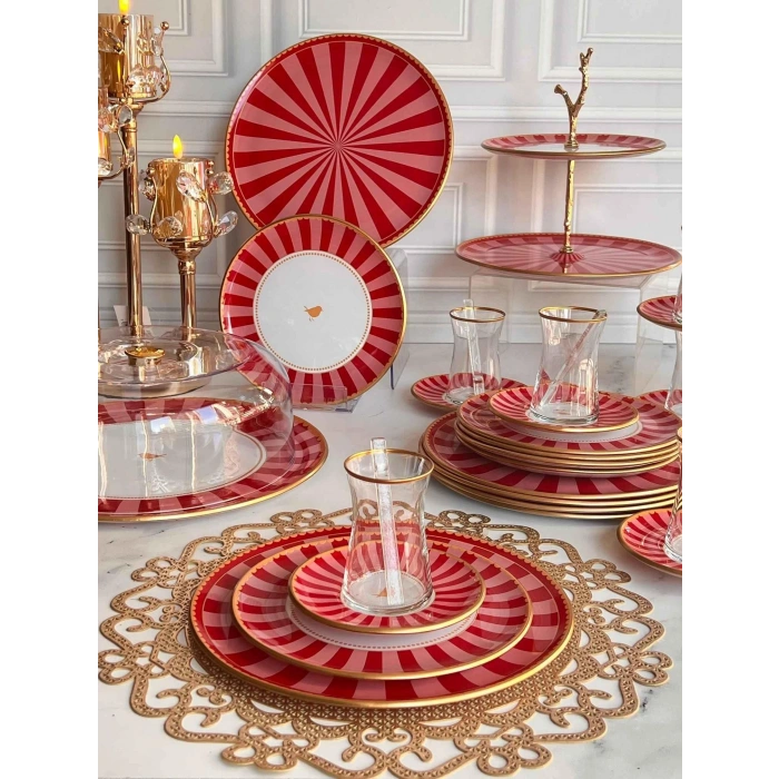 34 parça cam ikram seti